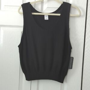 NWT! ~MELROSE AND MARKET~ BLACK CROPPED SWEATER-XL